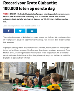 AD Grote Clubactie in de media