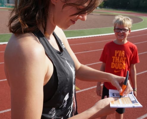 Kimberly Alkemade steunt haar vereniging