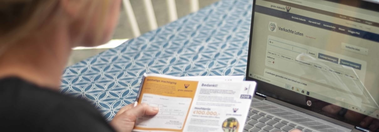 Verkoop zoveel mogelijk loten voor jouw vereniging