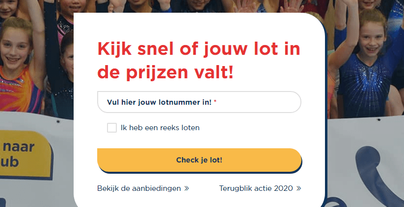 Check nu je lotnummer