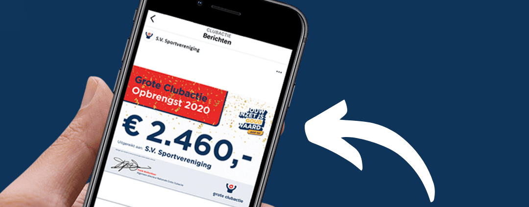 Jouw cheque is goud waard