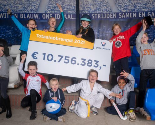 Totaalopbrengst Grote Clubactie 2021
