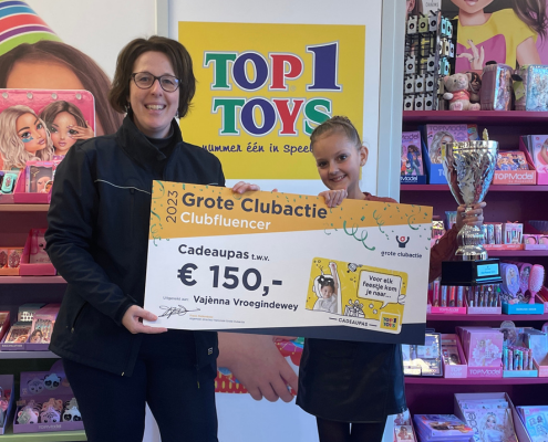 De winnaar van de win-actie 'Club-Fluencer' 2023 is bekend