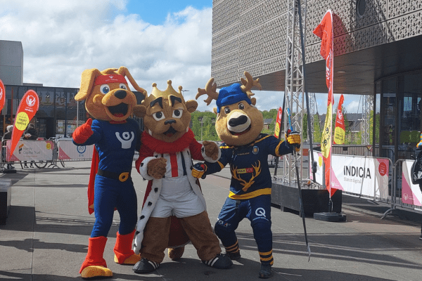 Cluppie, Kingo en Bucky bij de Verbeeten Challenge