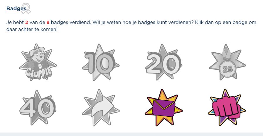 badges nieuwsberichtje cluppie