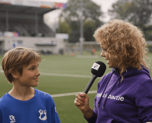 Reporter Daan van de Grote Clubactie ging langs bij SvSSS