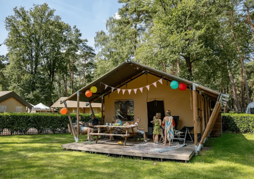 4e-5e prijs - Verblijf in luxe safaritent Vodatent