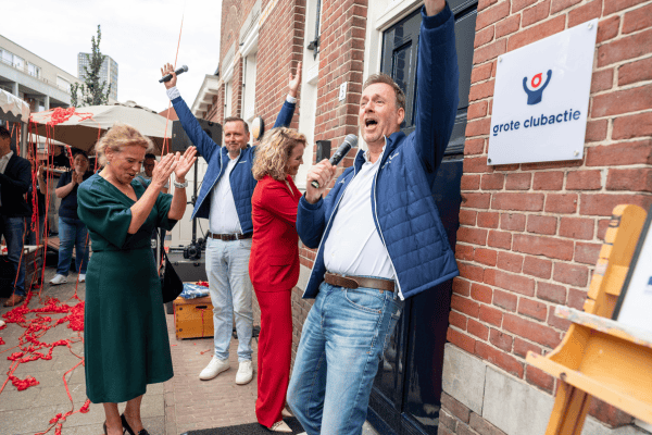Feestelijke opening Grote Clubactie