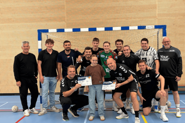 Superlot teamfoto handbalclub BDC Grote Clubactie