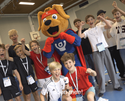 Groepsfoto bij Team Tantum Freerunning!